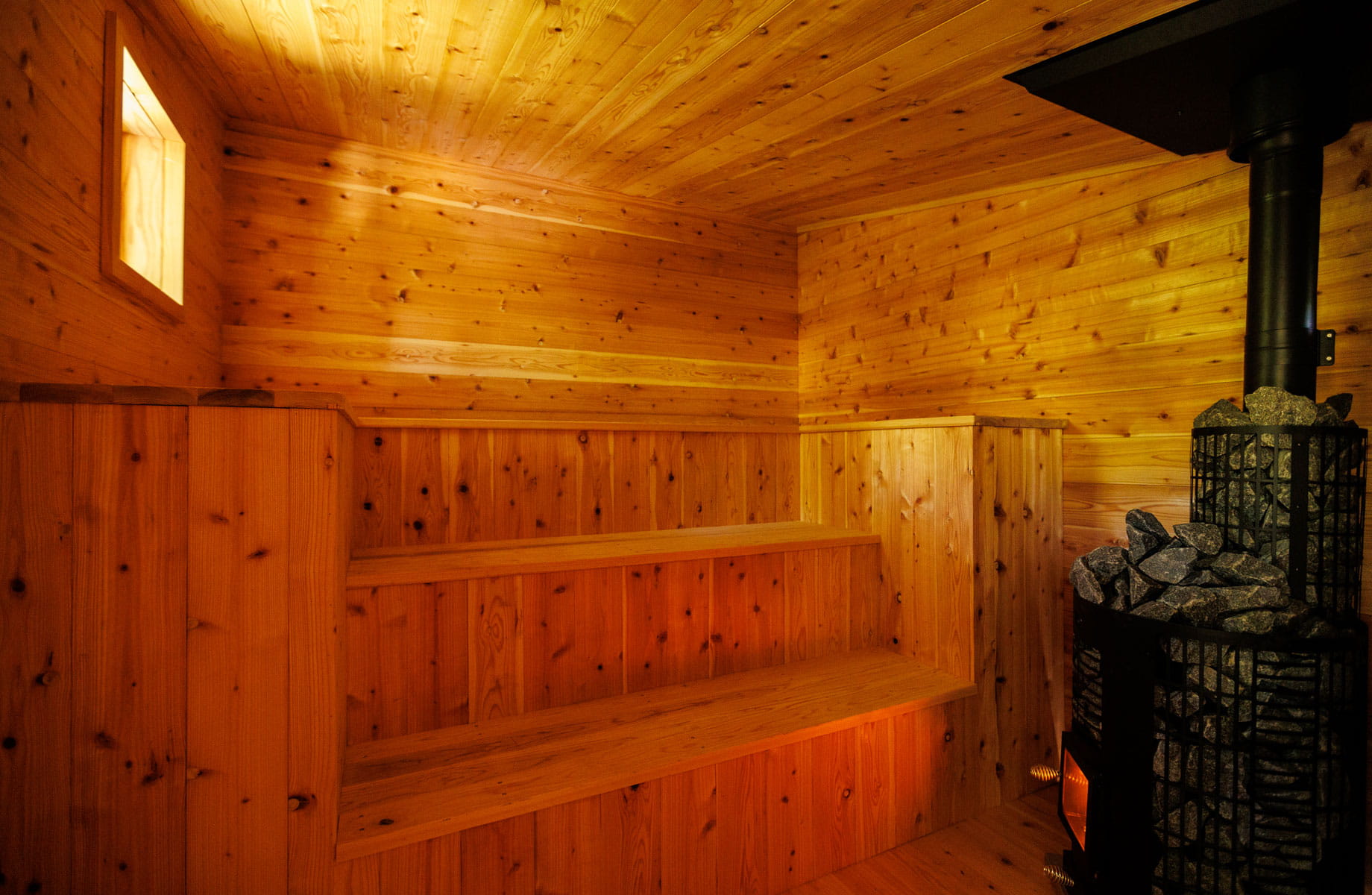 森のサウナのイメージ写真