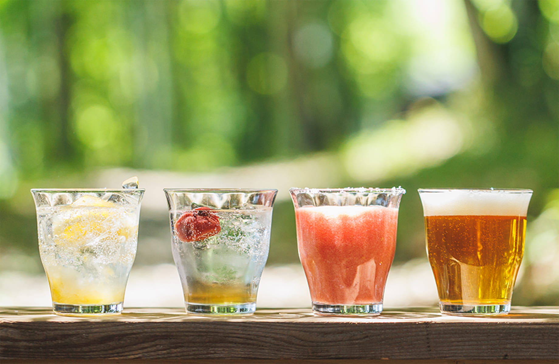 サウナの後のおいしい水分補給